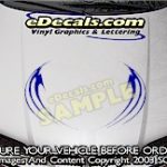 HDA182 Tribal Hood Accent Graphic Decal