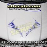 HDA183 Twister Tornado Hood Accent Graphic Decal