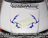 HDA184 Tribal Hood Accent Graphic Decal