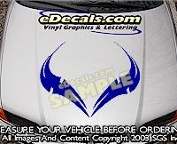 HDA194 Hood Accent Graphic Decal