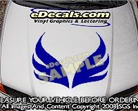 HDA195 Hood Accent Graphic Decal