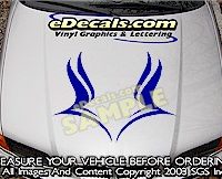HDA196 Hood Accent Graphic Decal