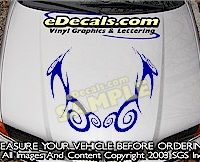 HDA200 Tribal Hood Accent Graphic Decal