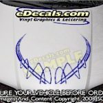 HDA206 Hood Accent Graphic Decal