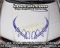 HDA206 Hood Accent Graphic Decal