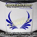 HDA209 Hood Accent Graphic Decal