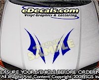 HDA211 Hood Accent Graphic Decal