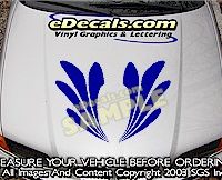 HDA214 Hood Accent Graphic Decal