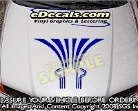 HDA215 Hood Accent Graphic Decal