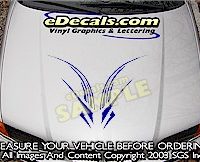 HDA217 Hood Accent Graphic Decal