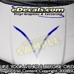 HDA218 Hood Accent Graphic Decal