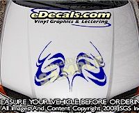 HDA219 Hood Accent Graphic Decal