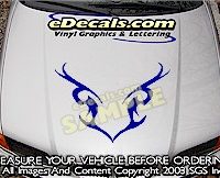 HDA222 Tribal Hood Accent Graphic Decal