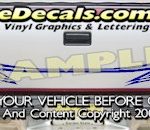 HDA502 Tribal Tailgate Accent Graphic Decal
