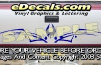 HDA503 Tribal Tailgate Accent Graphic Decal