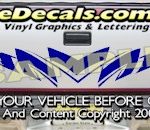 HDA505 Tribal Tailgate Accent Graphic Decal