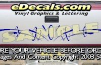HDA506 Tribal Tailgate Accent Graphic Decal