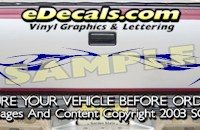 HDA507 Tribal Tailgate Accent Graphic Decal
