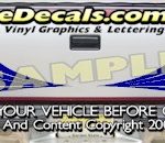 HDA508 Tribal Tailgate Accent Graphic Decal