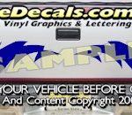 HDA509 Tribal Tailgate Accent Graphic Decal