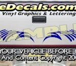 HDA512 Tribal Tailgate Accent Graphic Decal