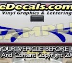 HDA518 Tribal Tailgate Accent Graphic Decal