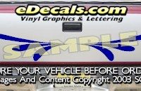HDA518 Tribal Tailgate Accent Graphic Decal