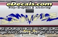 HDA522 Tribal Tailgate Accent Graphic Decal