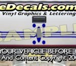 HDA526 Tribal Tailgate Accent Graphic Decal