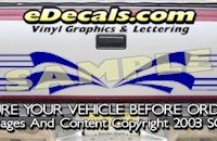 HDA527 Tribal Tailgate Accent Graphic Decal