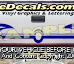 HDA528 Tribal Tailgate Accent Graphic Decal