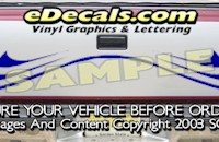 HDA530 Tribal Tailgate Accent Graphic Decal