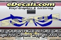 HDA532 Tribal Tailgate Accent Graphic Decal