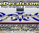 HDA539 Tribal Tailgate Accent Graphic Decal