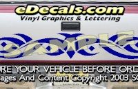 HDA539 Tribal Tailgate Accent Graphic Decal