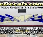 HDA542 Tribal Tailgate Accent Graphic Decal
