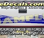 HDA544 Tribal Tailgate Accent Graphic Decal