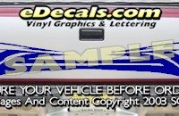HDA544 Tribal Tailgate Accent Graphic Decal