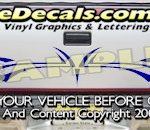 HDA547 Tribal Tailgate Accent Graphic Decal