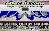 HDA548 Tribal Tailgate Accent Graphic Decal