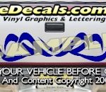HDA549 Tribal Tailgate Accent Graphic Decal