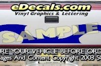 HDA554 Tribal Tailgate Accent Graphic Decal