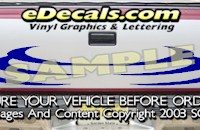 HDA557 Tribal Tailgate Accent Graphic Decal