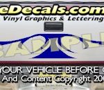 HDA558 Tribal Tailgate Accent Graphic Decal