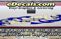 HDA559 Tribal Tailgate Accent Graphic Decal