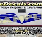 HDA560 Tribal Tailgate Accent Graphic Decal