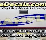 HDA561 Tribal Tailgate Accent Graphic Decal
