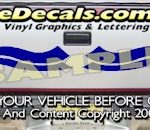 HDA562 Tribal Tailgate Accent Graphic Decal