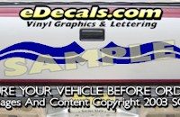 HDA562 Tribal Tailgate Accent Graphic Decal