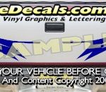 HDA565 Tribal Tailgate Accent Graphic Decal